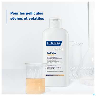 Shampoon Ducray Kelual Squanorm Anti-trockene Schuppen 400ml, A-Nr.: 5921762 - 13