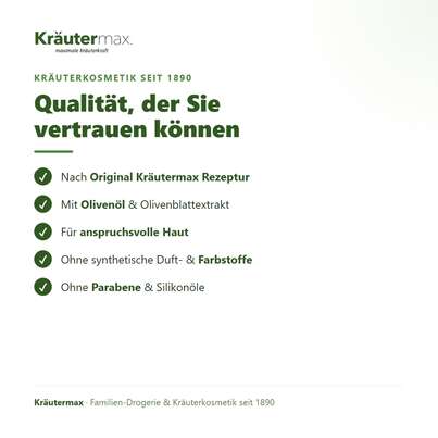 Sie sehen eine Packung Oliven Öl Creme Körper 200 ml, Produktbild: 05 Oliven Öl Creme Körper 200 ml, A-Nr.: 6001590 - 05