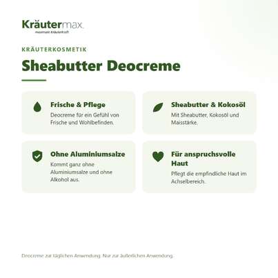 Sheabutter Deocreme 40 ml, A-Nr.: 4938708 - 02