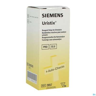 Diagnostika U.zubehoer Urinteststreifen Uristix -siemens 50st, A-Nr.: 0072502 - 01