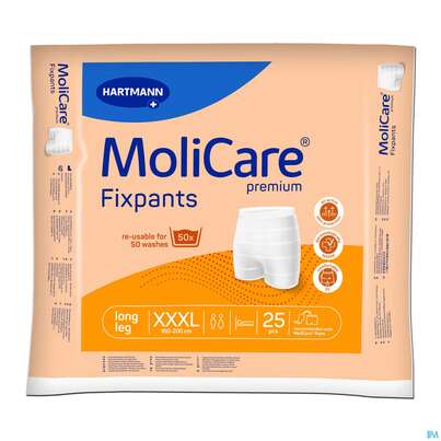 Inkontinenz Molicare Fixpants/premium Long Leg Xxxl Orange 25st, A-Nr.: 4173938 - 03