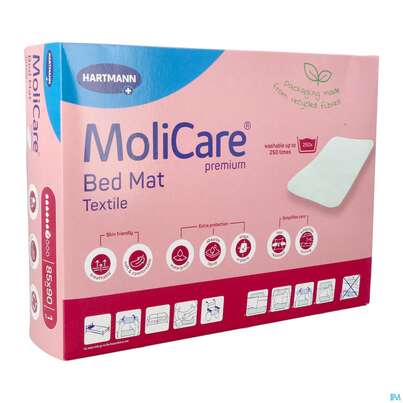 Inkontinenz Molicare Premium/bed/mat/textile 7 Tropfen 85x90cm 1st, A-Nr.: 5225933 - 02