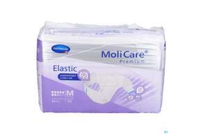Inkontinenz Molicare Premium/elastic 8 Tropfen 80-120cm M 26st, A-Nr.: 4996692 - 01