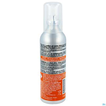 Sie sehen eine Packung Insektenschutz Repellent Spray Lotion F.d.haut Moskito Guard 75ml, Produktbild: 03 Insektenschutz Repellent Spray Lotion F.d.haut Moskito Guard 75ml, A-Nr.: 5896047 - 03