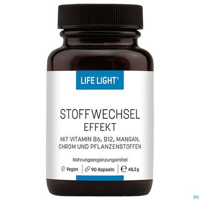 Sie sehen eine Packung Life Light Kapseln Stoffwechsel Effekt 90st, Produktbild: 02 Life Light Kapseln Stoffwechsel Effekt 90st, A-Nr.: 3446104 - 02