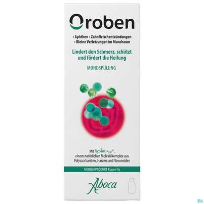 Mundwasser/spuelung Aboca Oroben Aphthen +zahnfleisch- Entzuendung Ab 6jahren 150ml, A-Nr.: 6027129 - 01
