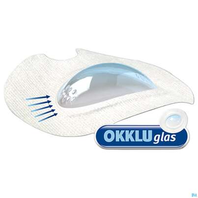 Sie sehen eine Packung Okkluglas Uhrglasverband Selbstklebend Aero Belueftet 1st, Produktbild: 02 Okkluglas Uhrglasverband Selbstklebend Aero Belueftet 1st, A-Nr.: 3747277 - 02