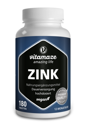 Vitamaze Zink 50mg hochdosiert vegan, A-Nr.: 5179475 - 01