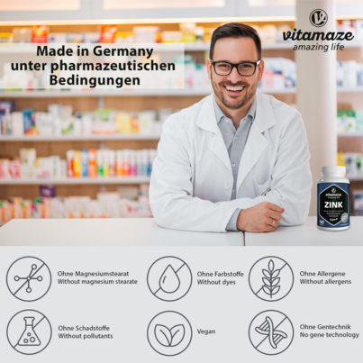 Vitamaze Zink 50mg hochdosiert vegan, A-Nr.: 5179475 - 03