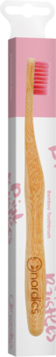Nordics Öko Zahnbürste Bambus mit pinken Borsten, A-Nr.: 5332155 - 02