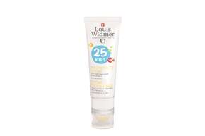 Sie sehen eine Packung Widmer Sun Kids Hautschutzcreme 25 mit Lippenpflegestift 50, Produktbild: 01 Widmer Sun Kids Hautschutzcreme 25 mit Lippenpflegestift 50, A-Nr.: 2979672 - 01