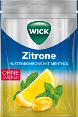 WICK ZITRONE &amp; MENTHOL zfr. 46g, Box, A-Nr.: 4078861 - 03