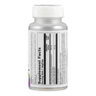 Supplementa White Willow Bark (Silberweide) Kapseln, A-Nr.: 5574970 - 02