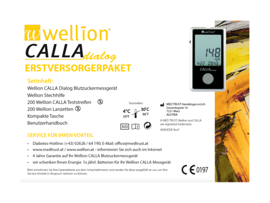 WELL905D Wellion CALLA Dialog EVP, A-Nr.: 3282921 - 01