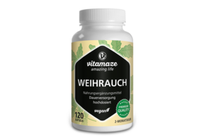 Vitamaze Weihrauch 450mg hochdosiert vegan, A-Nr.: 5274009 - 01