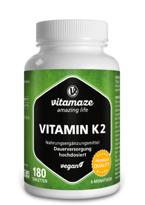 Vitamaze Vitamin K2 200mcg hochdosiert vegan, A-Nr.: 5179305 - 01