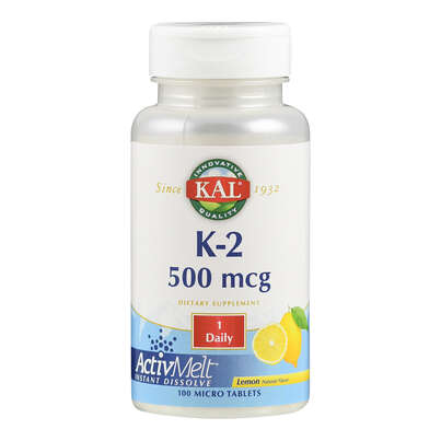 Vitamin K2 500 mcg ActivMelt Tabletten KAL, A-Nr.: 5597451 - 01