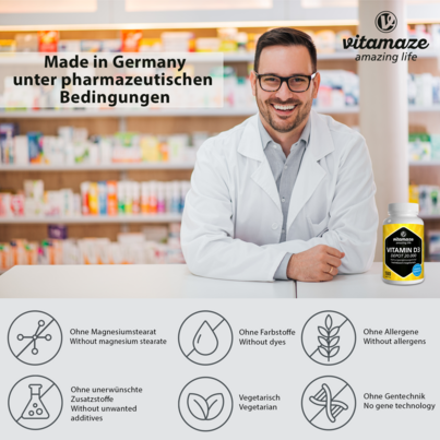 Vitamaze Vitamin D3 20000IE Depot hochdosiert, A-Nr.: 5179297 - 04