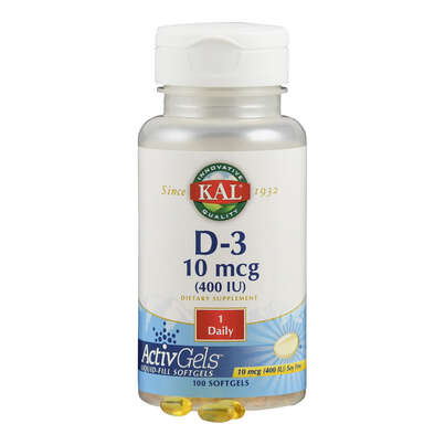 Supplementa Vitamin D3 400 i.E. Weichkapseln, A-Nr.: 5597439 - 04