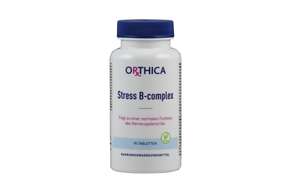 Sie sehen eine Packung Stress B Complex Tabletten Kapseln Orthica, Produktbild: 01 Stress B Complex Tabletten Kapseln Orthica, A-Nr.: 5395316 - 01