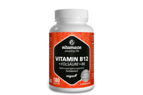 Vitamaze Vitamin B12 1000mcg hochdosiert +Vit. B9 u. B6 vegan, A-Nr.: 5179386 - 01