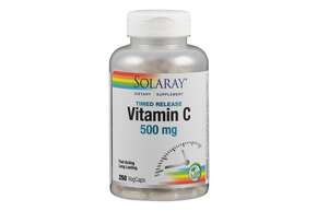 Supplementa Vitamin C 500 mg mit Hagebutte &amp;amp; Acerola, verz. Abgabe Kapseln, A-Nr.: 5574898 - 01