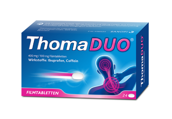 ThomaDUO® 400 mg/100 mg Filmtabletten, A-Nr.: 4480534 - 01