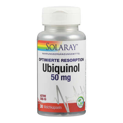 Supplementa Ubiquinol CoQ10 50 mg Weichkapseln, A-Nr.: 5597965 - 01