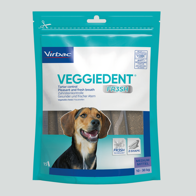 Veggiedent Fr3sh M - Kaustreifen für Hunde von 10 bis 30 kg Körpergewicht, A-Nr.: 4877674 - 02