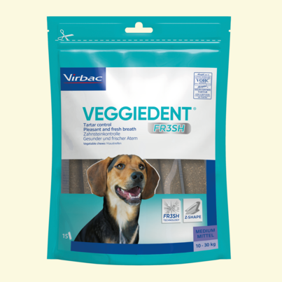 Veggiedent Fr3sh M - Kaustreifen für Hunde von 10 bis 30 kg Körpergewicht, A-Nr.: 4877674 - 03