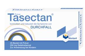 Sie sehen eine Packung Tasectan Pulver für Kinder, Produktbild: 01 Tasectan Pulver für Kinder, A-Nr.: 3919063 - 01