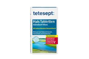 tetesept Hals Tabletten Isländisch Moos Zuckerfrei, A-Nr.: 4057008 - 01