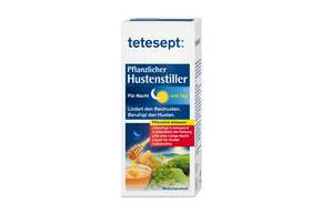 Sie sehen eine Packung tetesept Hustenstiller Tag & Nacht Isländisch Moos, Produktbild: 01 tetesept Hustenstiller Tag & Nacht Isländisch Moos, A-Nr.: 4056960 - 01