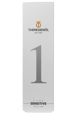 Sie sehen eine Packung THERESIENÖL Care 1 - Sensitive, Produktbild: 01 THERESIENÖL Care 1 - Sensitive, A-Nr.: 5387498 - 01
