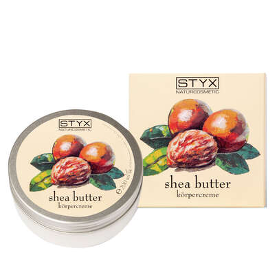 Sie sehen eine Packung Sheabutter Körpercreme 200g, Produktbild: 01 Sheabutter Körpercreme 200g, A-Nr.: 3602722 - 01