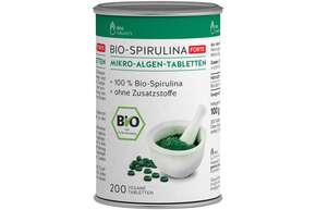 Sie sehen eine Packung doc nature’s BIO-SPIRULINA FORTE MIKRO-ALGEN-TABLETTEN, Produktbild: 01 doc nature’s BIO-SPIRULINA FORTE MIKRO-ALGEN-TABLETTEN, A-Nr.: 5664408 - 01