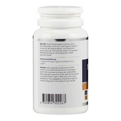 Supplementa Spermidin 2 mg Kapseln, A-Nr.: 5596842 - 03