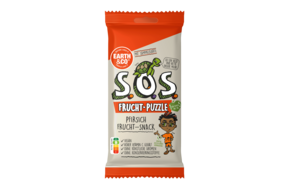 Sie sehen eine Packung S.O.S. Frucht-Puzzle Pfirsich, Produktbild: 01 S.O.S. Frucht-Puzzle Pfirsich, A-Nr.: 5642068 - 01