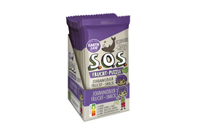 Sie sehen eine Packung S.O.S. Frucht-Puzzle Johannisbeer - Display 20 Stk., Produktbild: 01 S.O.S. Frucht-Puzzle Johannisbeer - Display 20 Stk., A-Nr.: 5684144 - 01