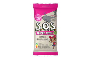Sie sehen eine Packung S.O.S. Frucht-Puzzle Erdbeer, Produktbild: 01 S.O.S. Frucht-Puzzle Erdbeer, A-Nr.: 5642074 - 01