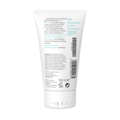 Sie sehen eine Packung Eubos Shampoo Dermo Protective 150 ml, Produktbild: 01 Eubos Shampoo Dermo Protective 150 ml, A-Nr.: 5401086 - 01