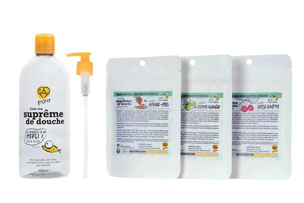 Duschgel Pulver Grüner Apfel StepOne, A-Nr.: 5447094 - 03