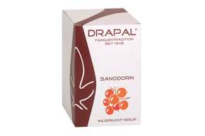Sie sehen eine Packung DRAPAL® Sanddorn Wildfruchtsirup Glas mit Faltschachtel, Produktbild: 01 DRAPAL® Sanddorn Wildfruchtsirup Glas mit Faltschachtel, A-Nr.: 5008495 - 01