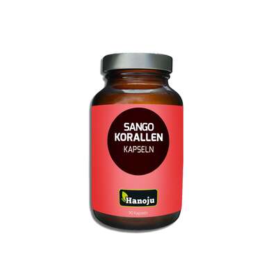 Sie sehen eine Packung Hanoju Korallenkalzium Kapseln, Produktbild: 01 Hanoju Korallenkalzium Kapseln, A-Nr.: 4255866 - 01