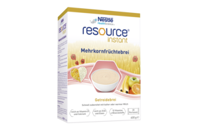 Sie sehen eine Packung Resource® Instant Mehrkornfrüchtebrei, Produktbild: 01 Resource® Instant Mehrkornfrüchtebrei, A-Nr.: 2694320 - 01