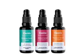 Sie sehen eine Packung Anti-Aging-Set: Retinol, Vitamin C & Hyaluron Serum, Produktbild: 01 Anti-Aging-Set: Retinol, Vitamin C & Hyaluron Serum, A-Nr.: 5423194 - 01