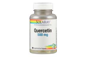 Sie sehen eine Packung Supplementa Quercetin 500 mg Kapseln Solaray, Produktbild: 01 Supplementa Quercetin 500 mg Kapseln Solaray, A-Nr.: 5598048 - 01