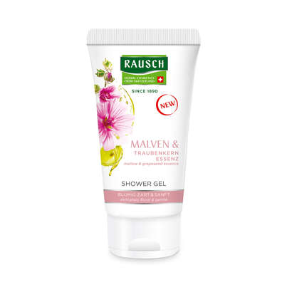 Sie sehen eine Packung RAUSCH Malven SHOWER GEL, Produktbild: 01 RAUSCH Malven SHOWER GEL, A-Nr.: 4948492 - 01