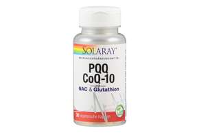 Sie sehen eine Packung Supplementa PQQ, CoQ10 mit NAC & Glutathion Kapseln, Produktbild: 01 Supplementa PQQ, CoQ10 mit NAC & Glutathion Kapseln, A-Nr.: 5598025 - 01