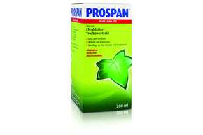 Sie sehen eine Packung Prospan® Hustensaft 200ml, Produktbild: 01 Prospan® Hustensaft 200ml, A-Nr.: 2475428 - 01